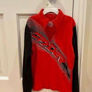 Spyder Kids Fleece in Red and Black